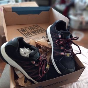 Brand New nautilus women's work shoes with a composite toe for safety toe